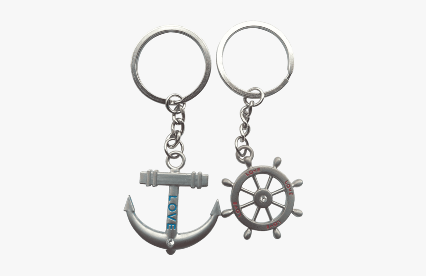 4ever Romantic Stainless Alloy Metal Silver Nautical - Keychain, HD Png Download