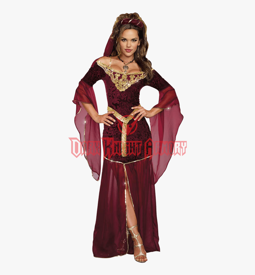 Transparent Enchantress Png - Medieval Princess Costume For Women, Png Download