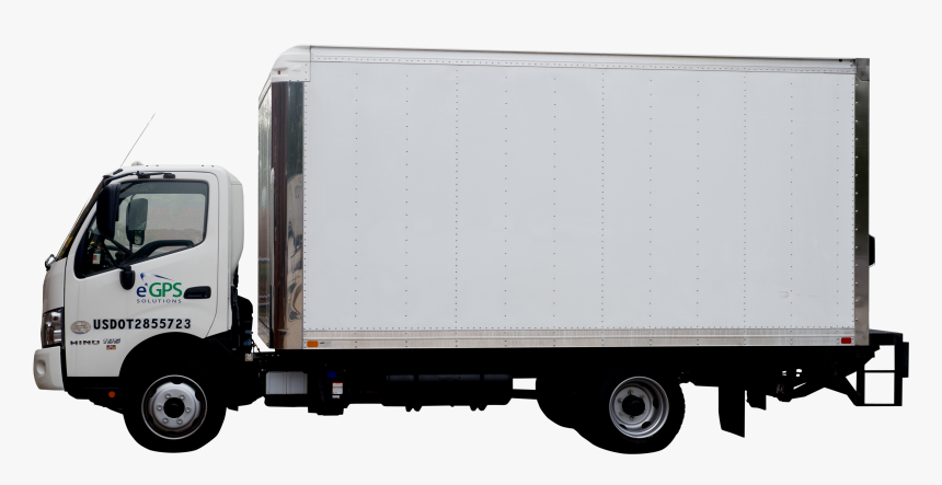 White Cargo Truck Png, Transparent Png