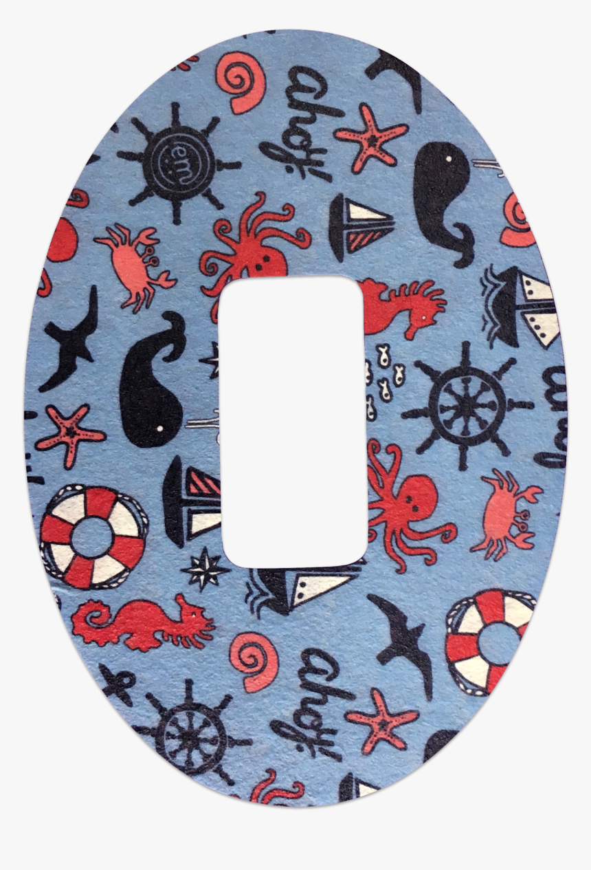 Expressionmed Nautical Dexcom G5 Tape 
 Class Lazyload - Circle, HD Png Download