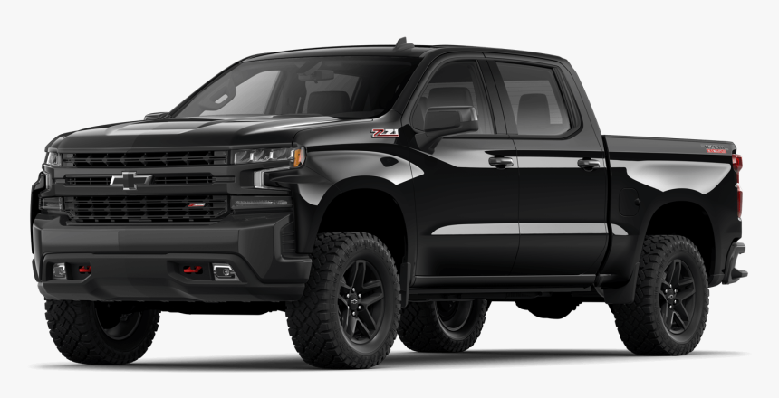 Black Gba Front Lt Trail Boss View, 2019 Chevrolet - Chevrolet Silverado 2019 Negra, HD Png Download