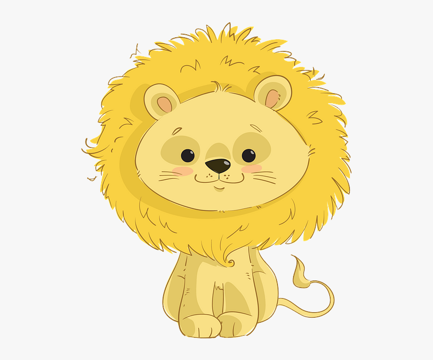 Cute Lion Clipart, HD Png Download