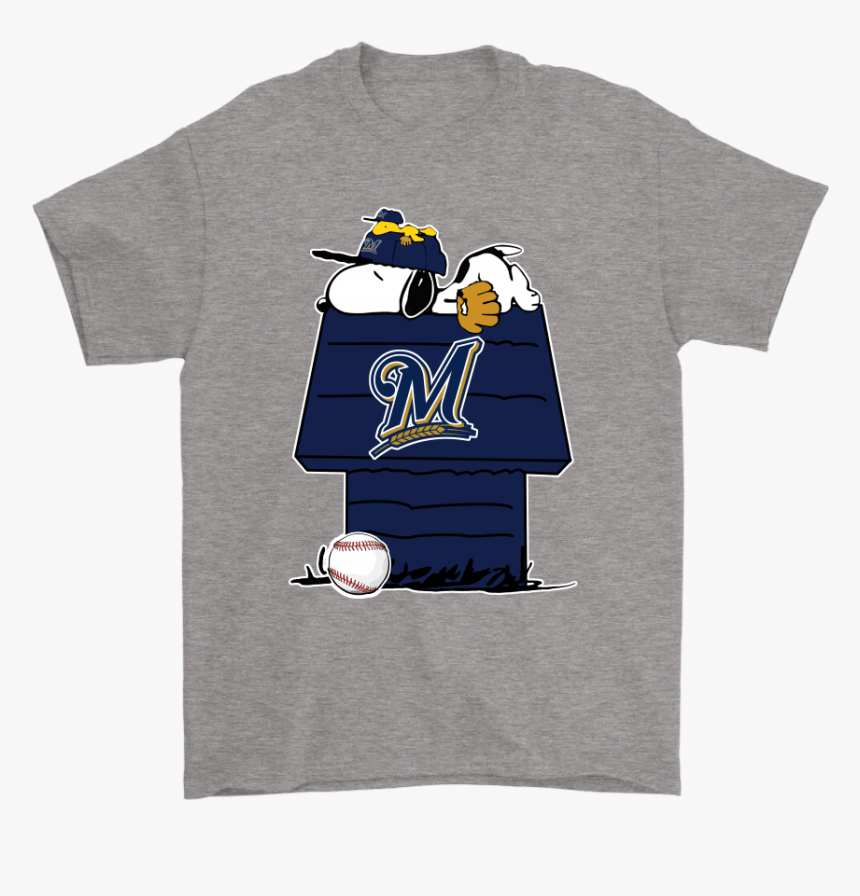 Milwaukee Brewers Snoopy And Woodstock Resting Together - Smokey The Bear Socialism, HD Png Download