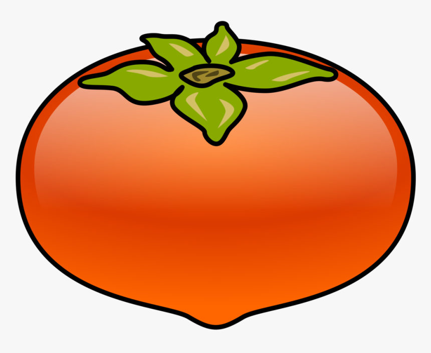 Plant,flower,leaf - Clipart Picture Of Persimmon, HD Png Download