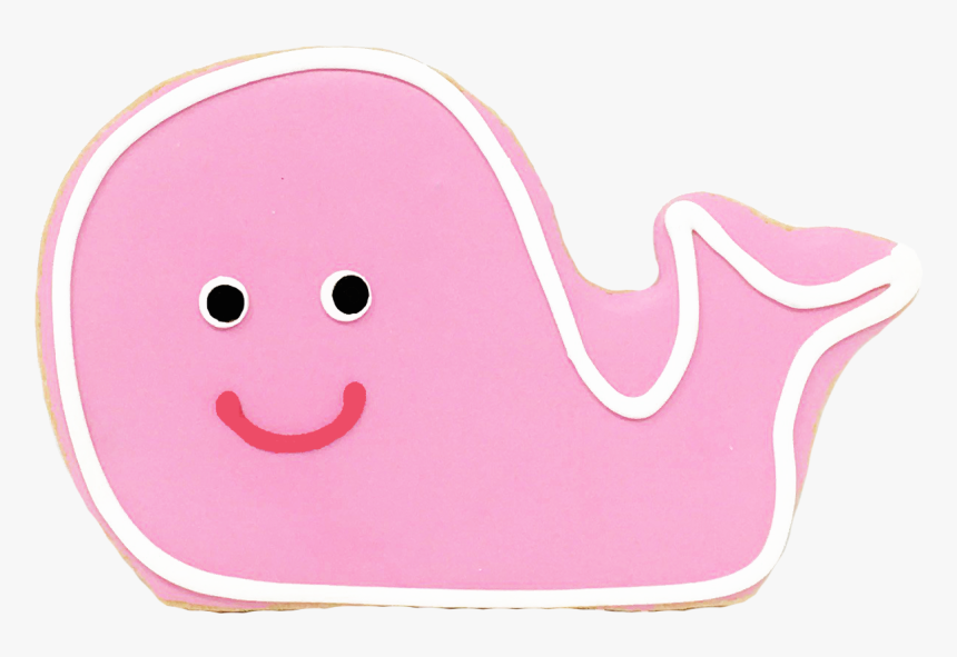 Pink Whale Cookie, HD Png Download