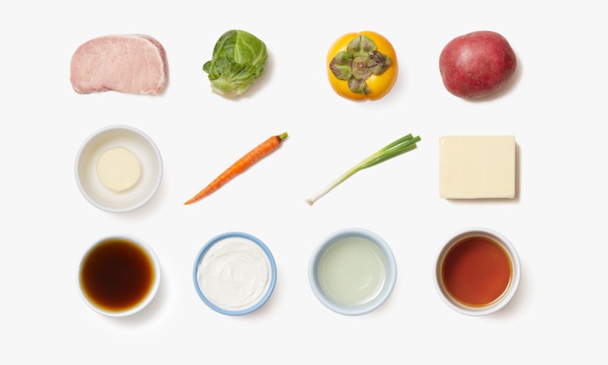 Pork Chops & Persimmon Sauce With Loaded Mashed Potatoes - Natural Foods, HD Png Download