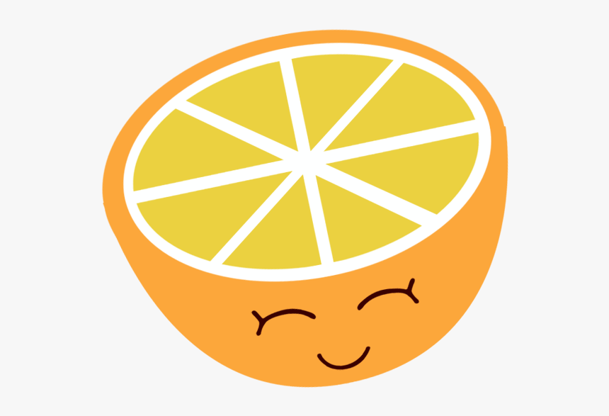 Clipart Fruit Smiley Face - Citrus Clipart, HD Png Download