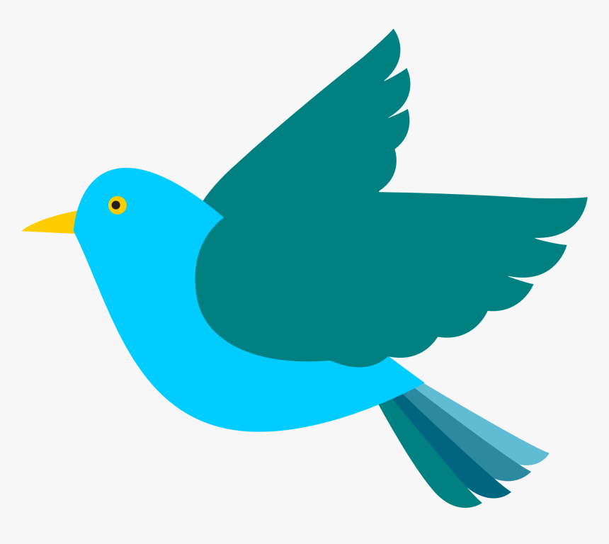 Clipart Of Dp, Jade And Bird I - Flying Bird Clipart Png, Transparent Png