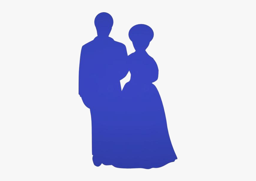 Married Couple Png Image Clip Art - Silhouette, Transparent Png
