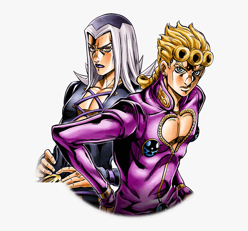 Unit Giorno Giovanna And Leone Abbacchio - Giorno Giovanna Leone Abbacchio, HD Png Download