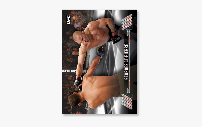 Georges St Pierre 2017 Topps Ufc Knockout Base Cards - Ufc Gym, HD Png Download