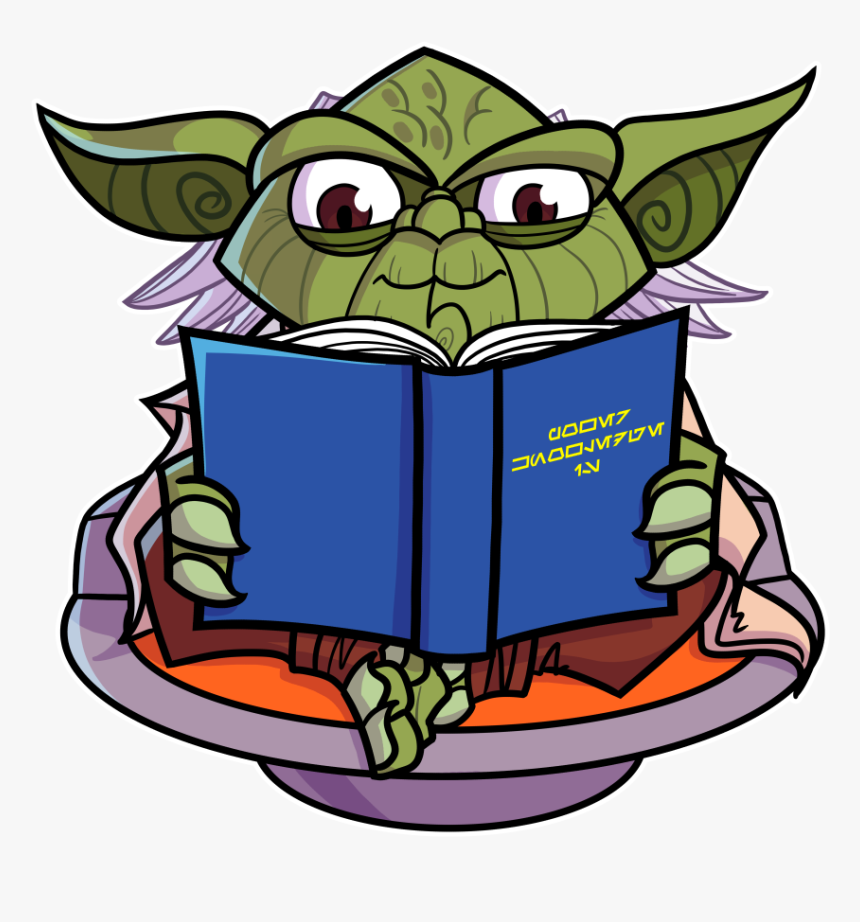 Reading Yoda , Transparent Cartoons - Different Readings, HD Png Download