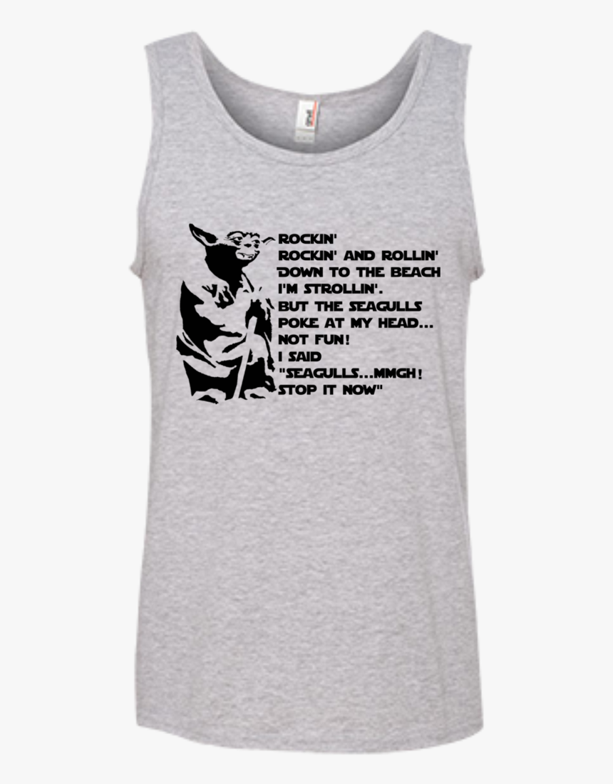 Yoda Seagulls Poke At My Head 100% Ringspun Cotton, HD Png Download