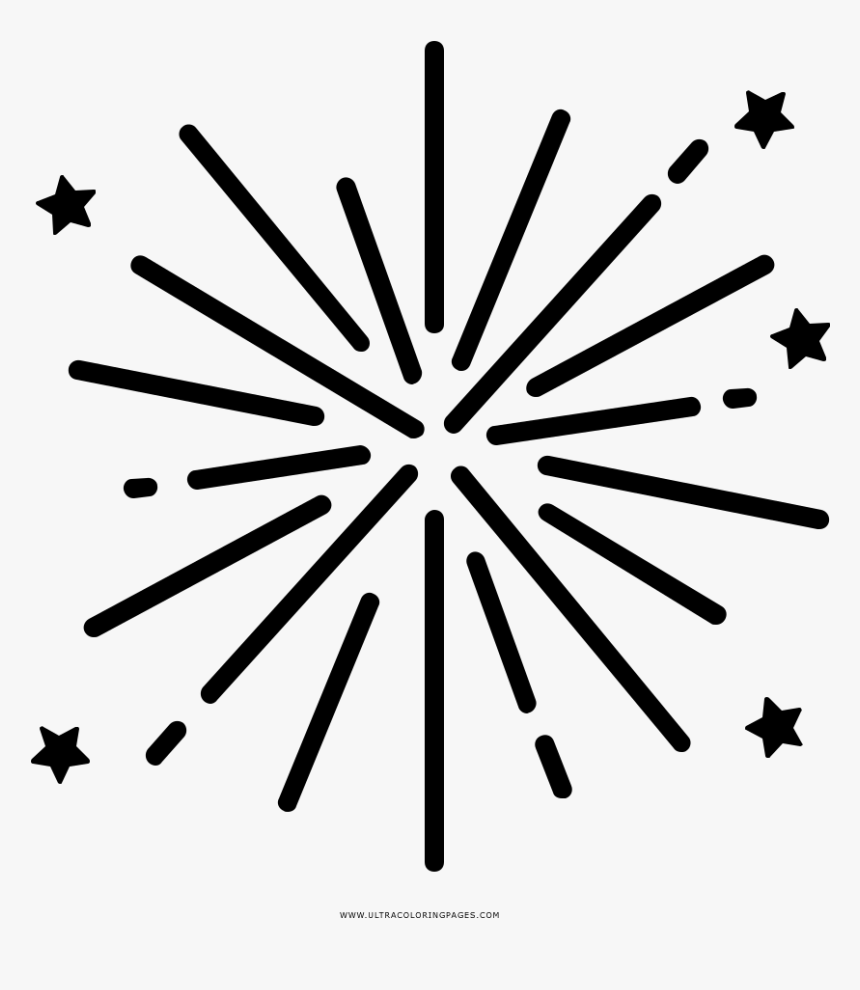 Fogos De Artifício Coloring Page - Pink And Blue Stars Background, HD Png Download