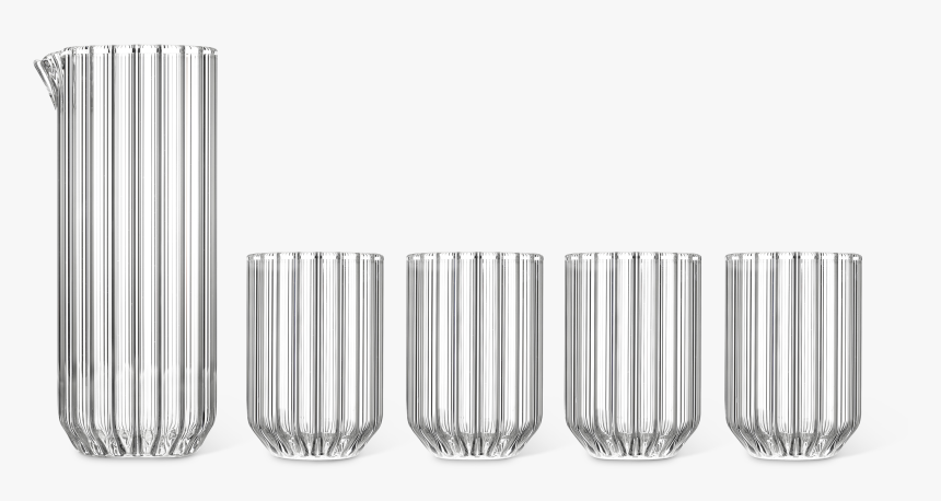 Dearborn Carafe With Dearborn Water Glass Set - Illustration, HD Png Download