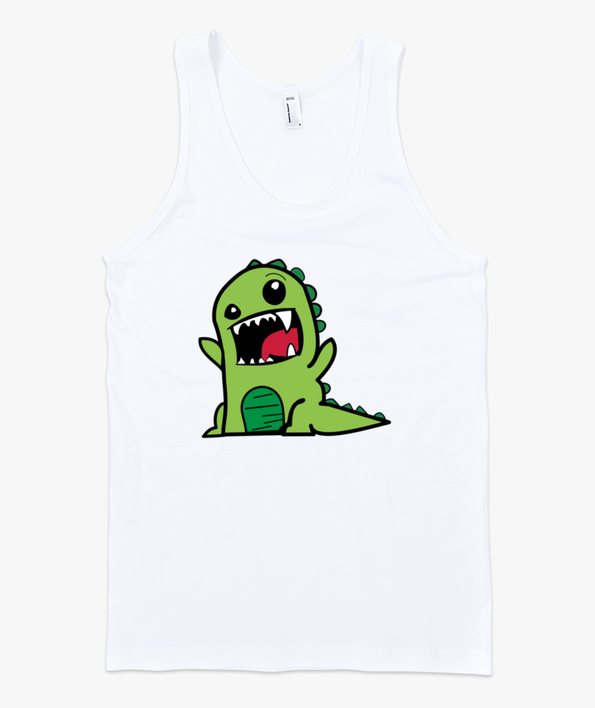 Dinosaur Fine Jersey Tank Top Unisex By Itee - Dino Rawr, HD Png Download