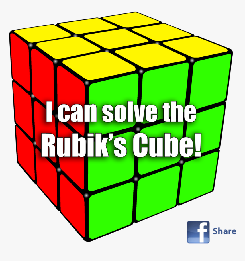 Transparent Transparent Cube Png - First Layer Solved Of Rubik's Cube, Png Download