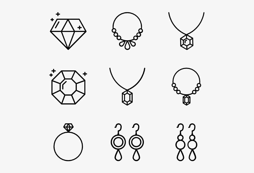 Line - Transparent Background Jewellery Icon, HD Png Download