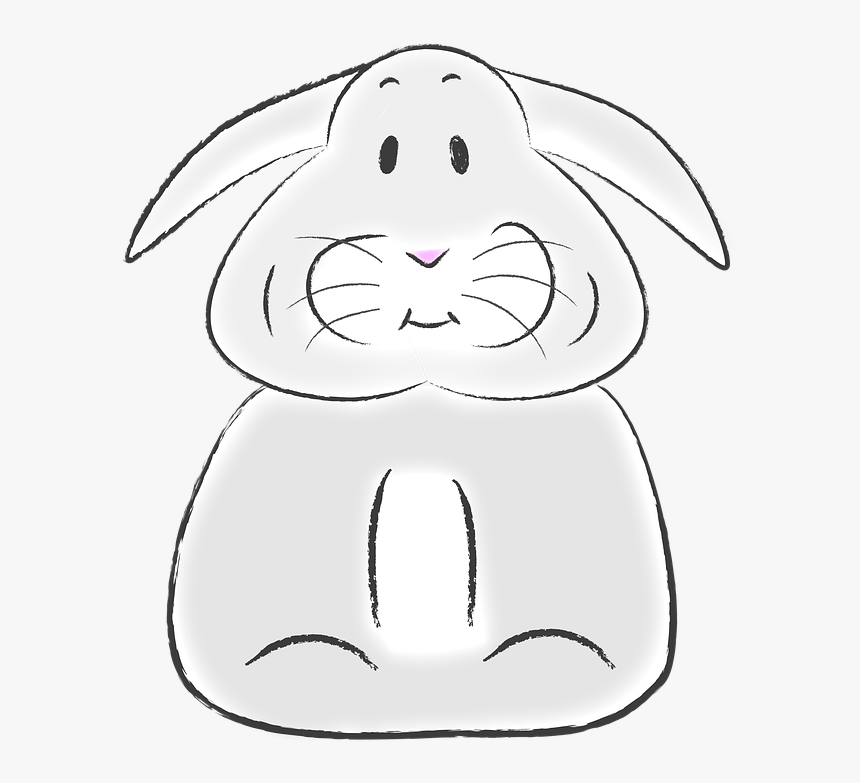 Easter, Bunny, Rabbit, Holiday, Animal, Cute, Cartoon - Cartoon, HD Png Download