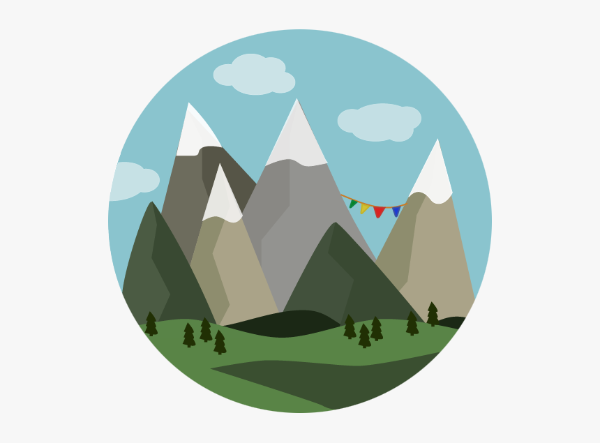 Mountains - Illustration, HD Png Download