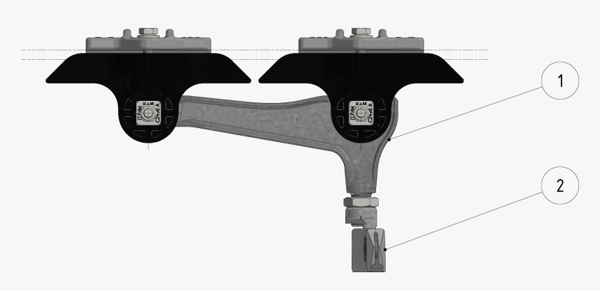 Contact Wire Suspension Etb With Line Insulator Type - Tool, HD Png Download