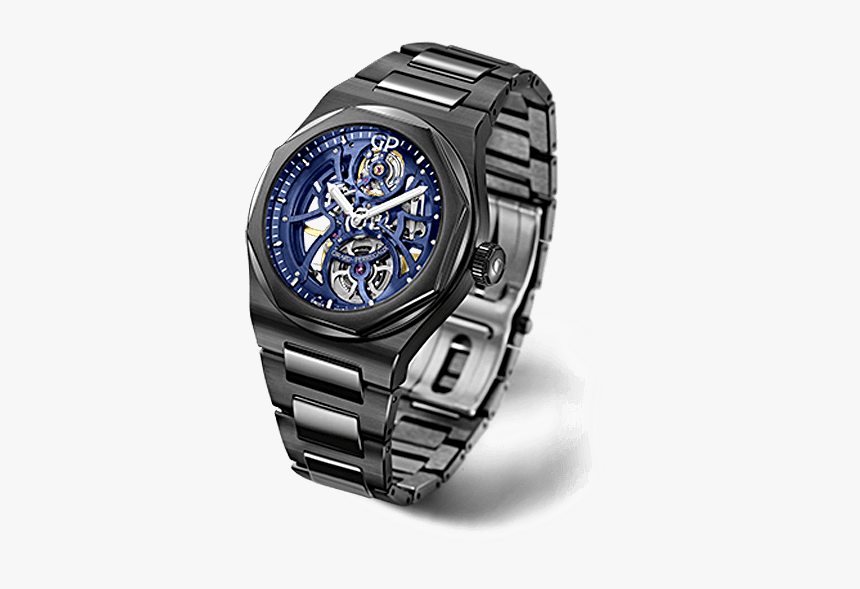Girard Perregaux Laureato Black Ceramic, HD Png Download