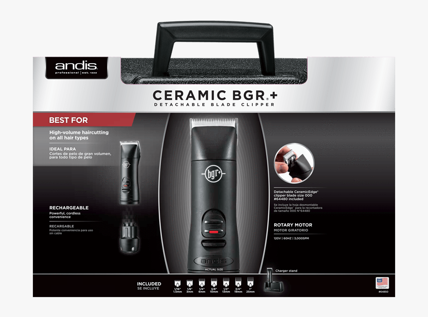 cordless detachable clipper