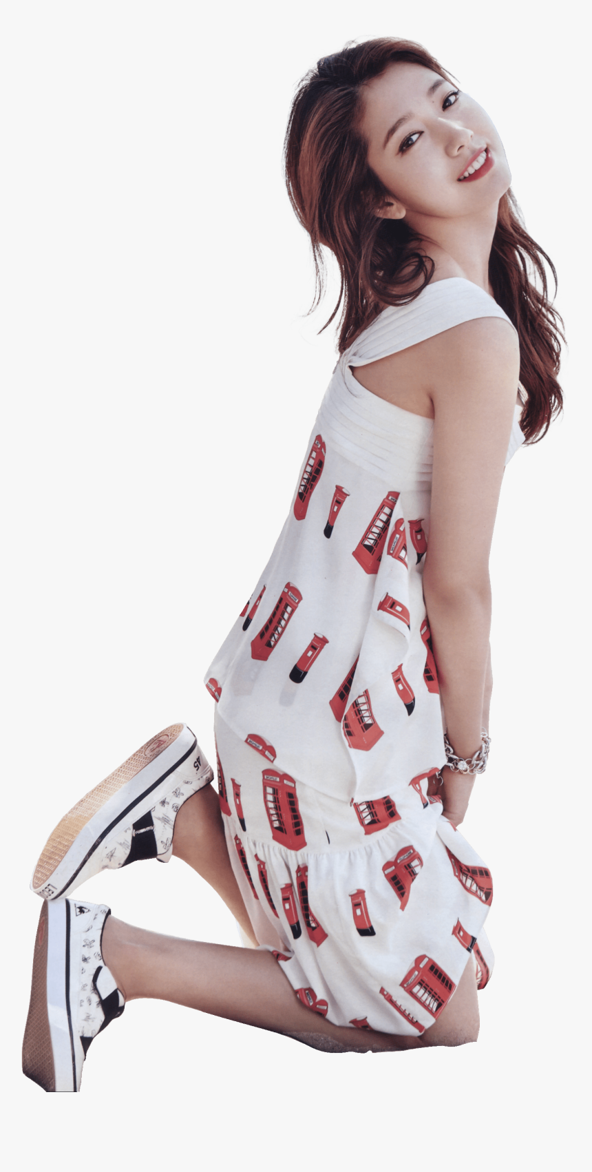 Park Shin Hye Kneeling - Png Park Shin Hye, Transparent Png