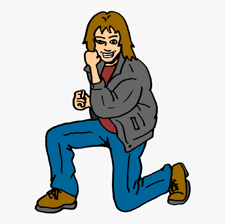 Kneeling - Clipart Gestures, HD Png Download