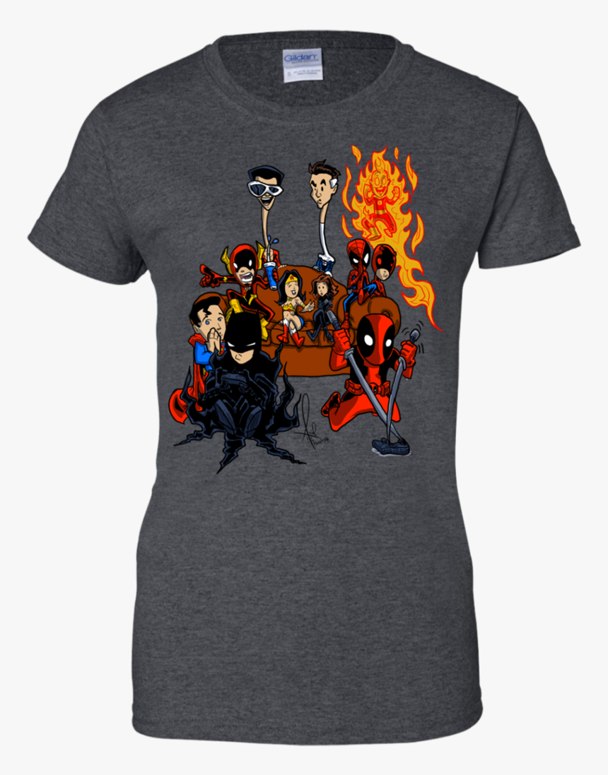 Heroes Love To Play Human Torch T Shirt & Hoodie - Black Widow Superhero Shirt Girls, HD Png Download