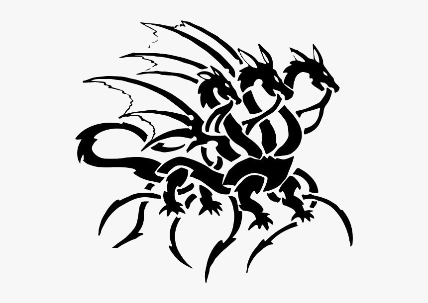 Transparent Tribal Dragon Png Image - Tribal Dragon Transparent, Png Download