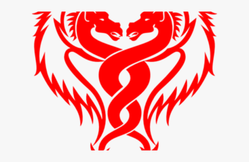 Symbol Clipart Dragon - Small Red Dragon Drawing, HD Png Download