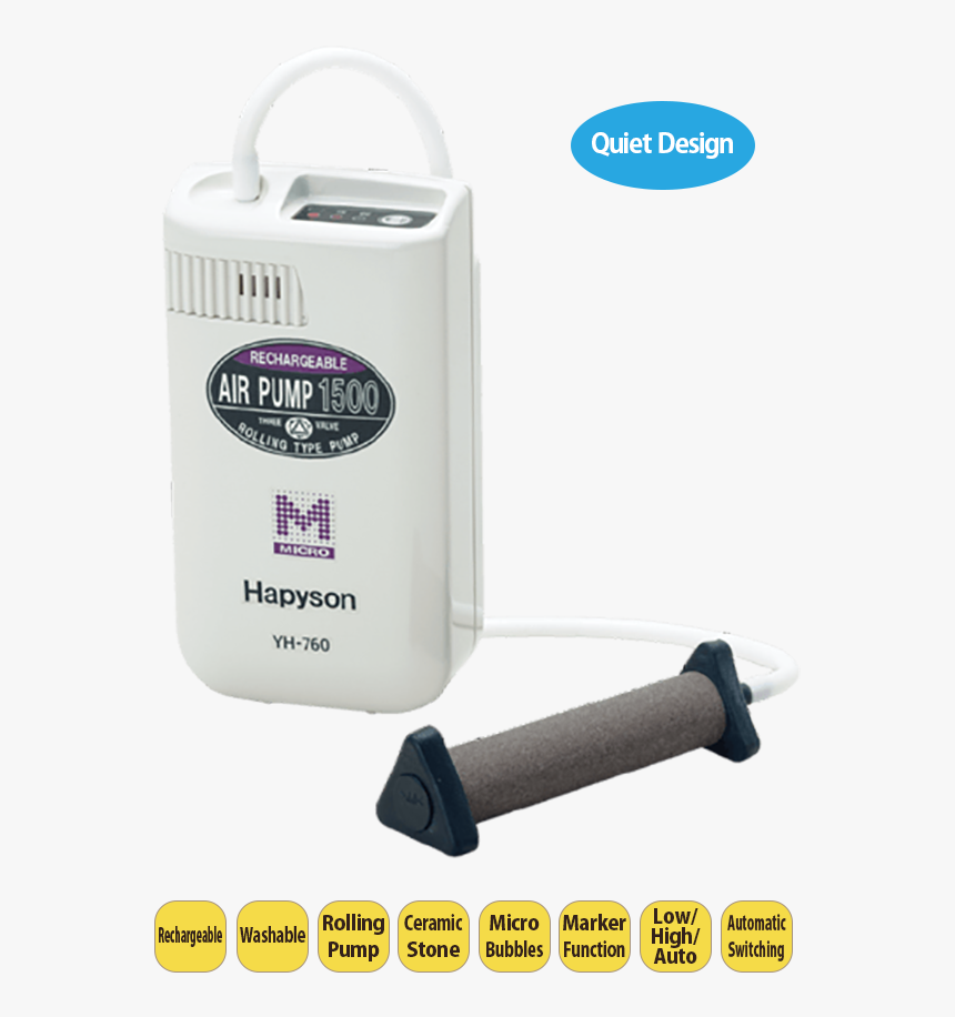 Rechargeable Air Pump With Auto-function - Pump, HD Png Download