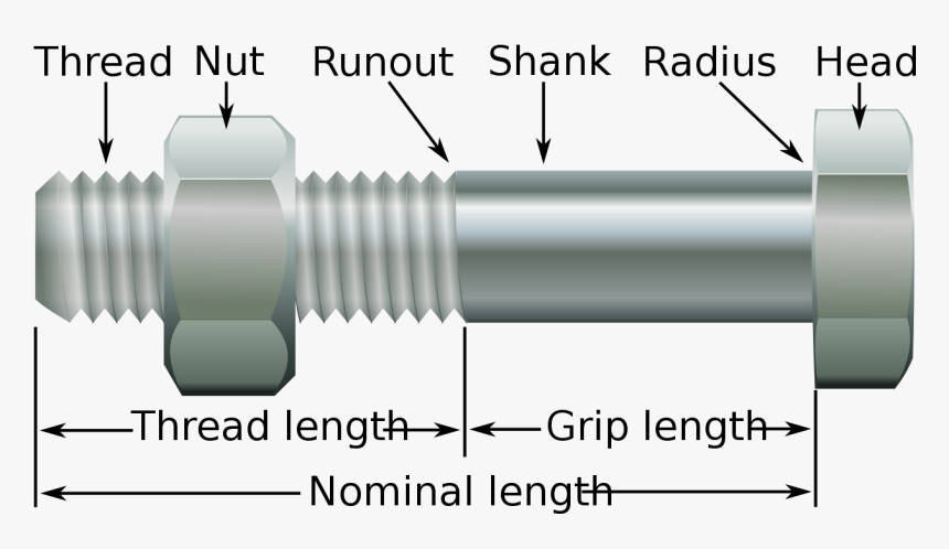 Bolts And Nuts Vector, HD Png Download