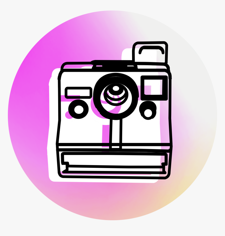 Camera Clip Art Sparkly - Sparkly Camera Clip Art, HD Png Download