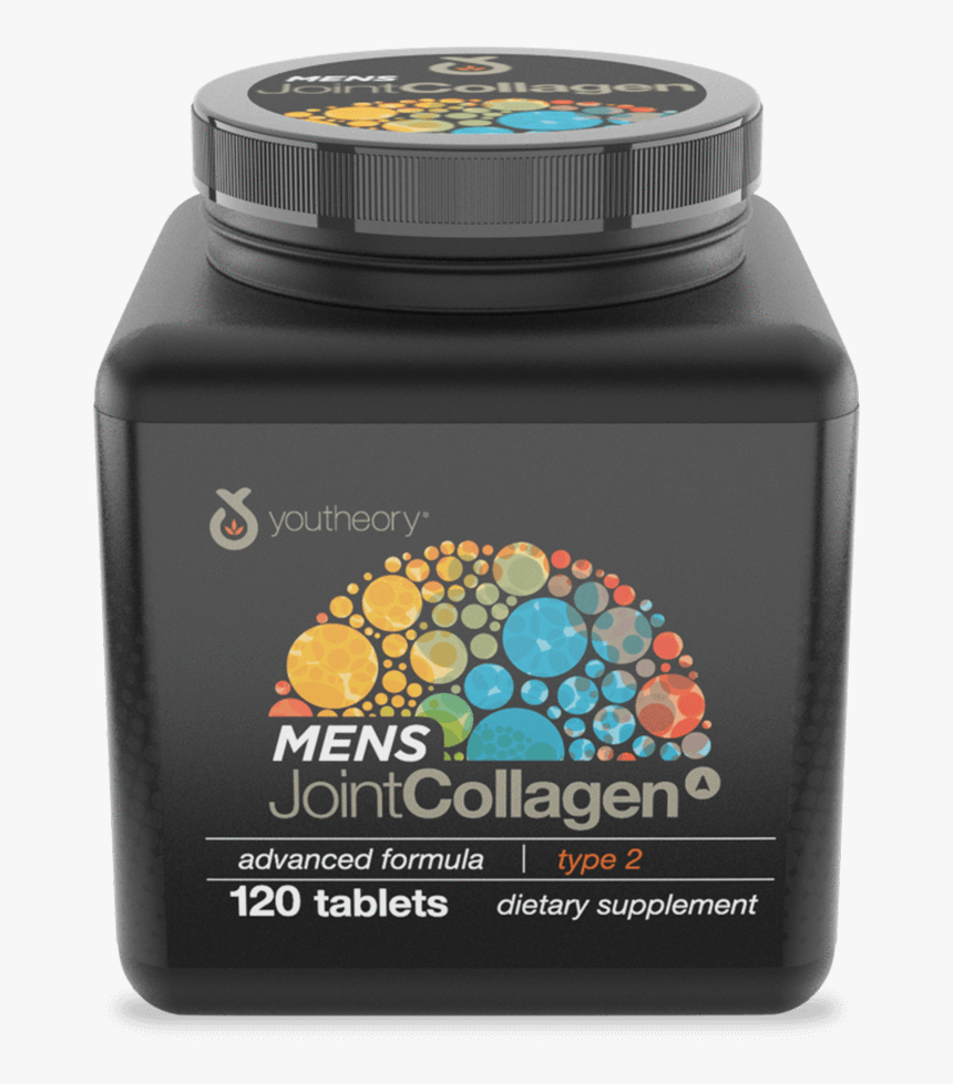 Mens Joint Collagen - Youtheory Mens Collagen Advanced 160 Tablets, HD Png Download