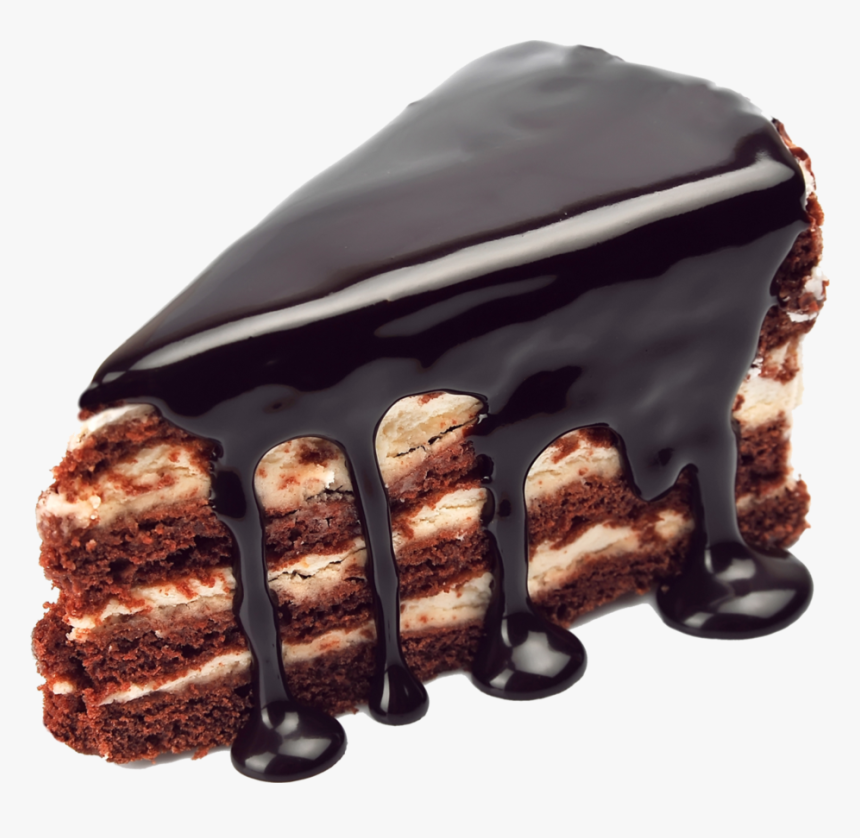 Desserts Clipart Piece Pie - Chocolate Slice Cake Clipart Clipart Transparent, HD Png Download