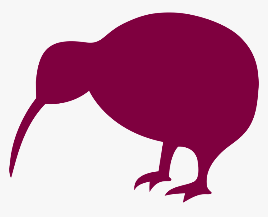 Kiwi Silhouette Png, Transparent Png