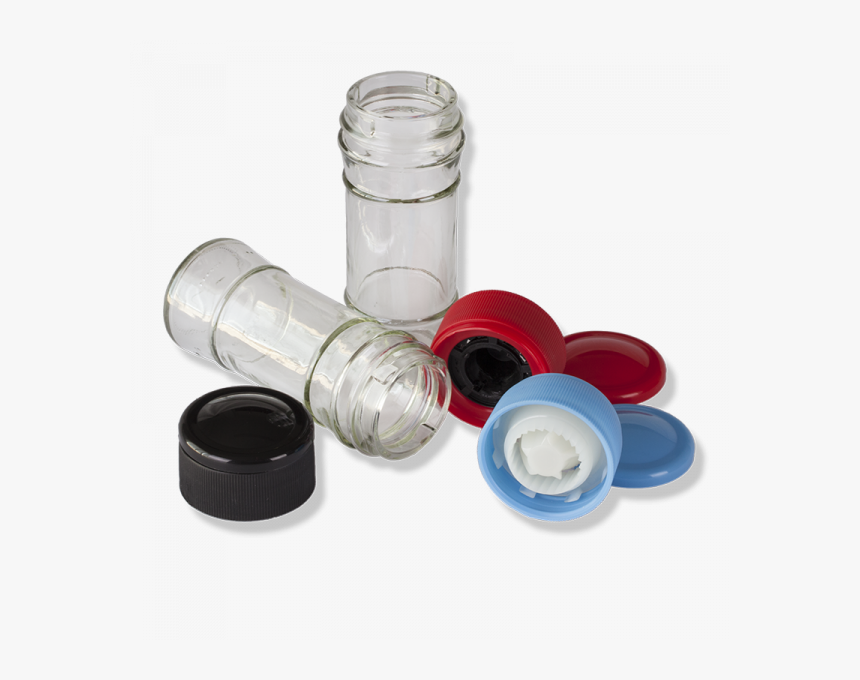 Anfra Glass Jar For Grinder Cap - Glass Bottle Grinder Cap, HD Png Download