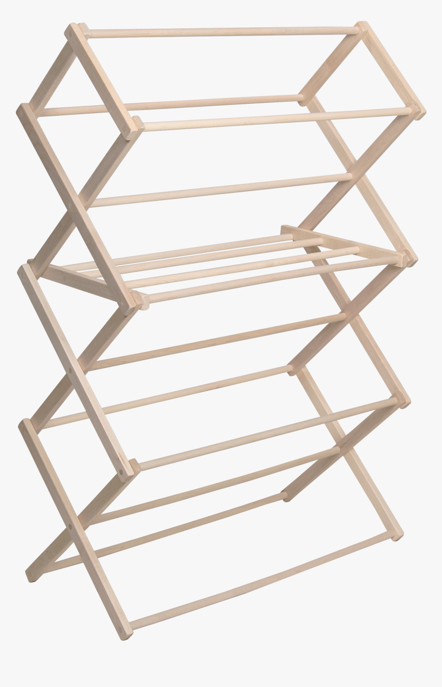 Pennsylvania Woodworks Large Wooden Clothes Drying - Wooden Clothes Horse, HD Png Download
