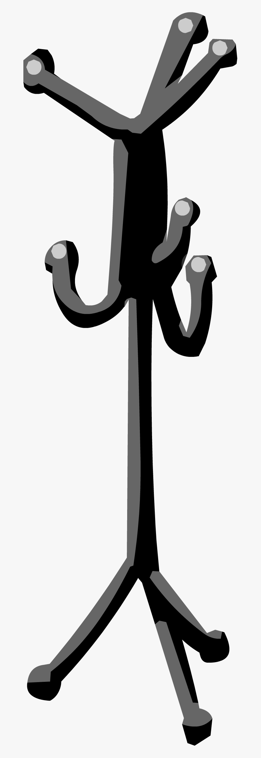 Coat Rack Club Penguin - Perchero Club Penguin, HD Png Download