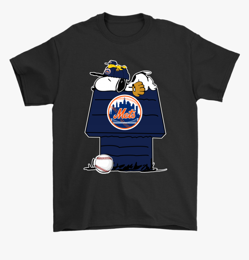 New York Mets Snoopy And Woodstock Resting Together - Logos And Uniforms Of The New York Mets, HD Png Download