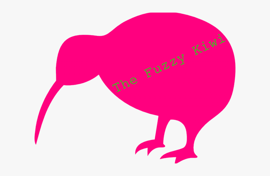 Black And White Kiwi Bird Clipart , Png Download - Kiwi Bird Black And White, Transparent Png