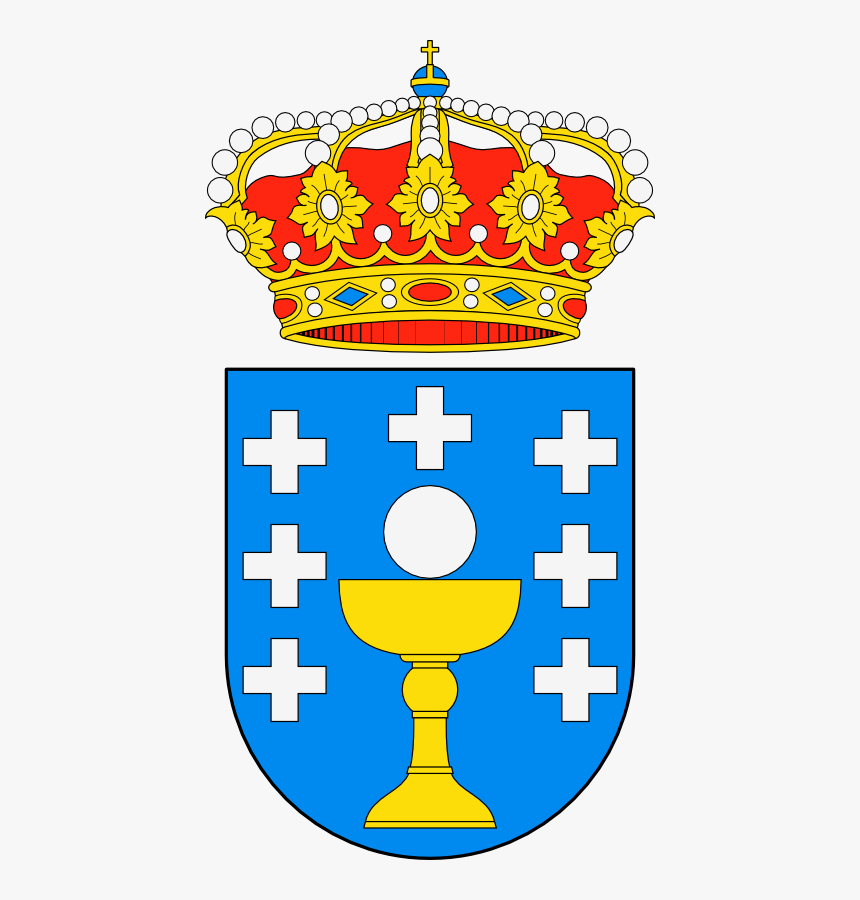 Transparent Caliz Png - Galicia Spain Coat Of Arms, Png Download