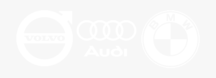 Bmw Audi Volvo - Volvo Logo White Png, Transparent Png