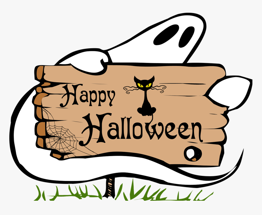 Halloween Ghost The Inscription Free Photo - Ghost Clipart, HD Png Download