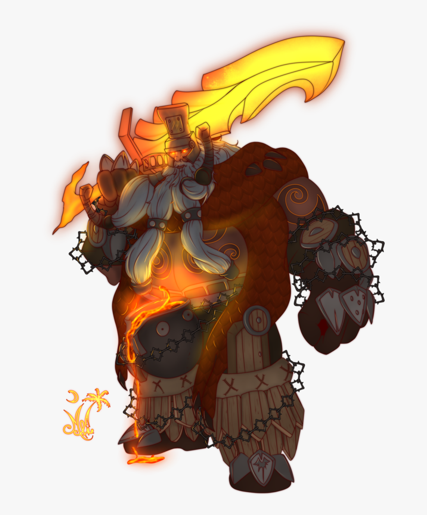 World Of Warcraft Png -commission Surtrur By Mischiart - Illustration, Transparent Png