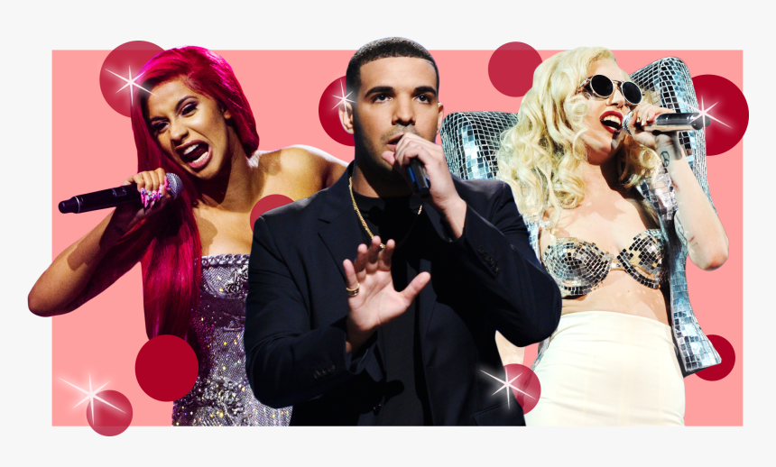 Carbi B Drake And Lady Gaga - Songs, HD Png Download