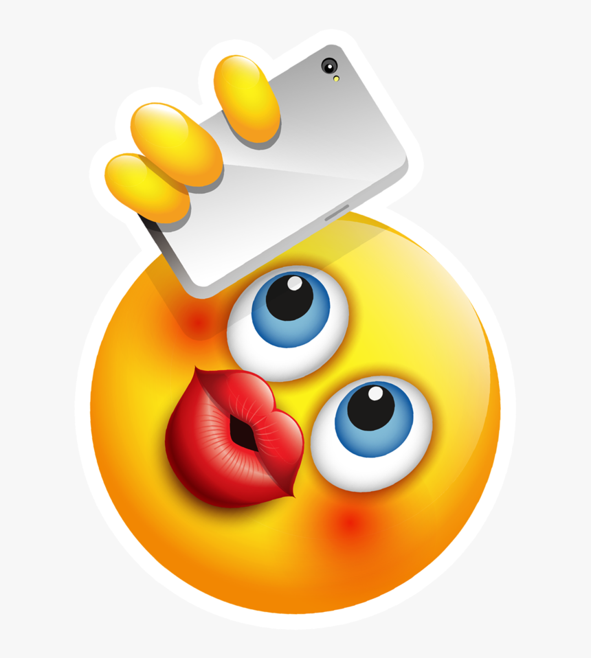 Selfie Emoji, HD Png Download