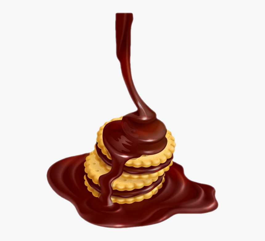 Biscuits Au Chocolat Png, Tube Gourmandise - Ganache, Transparent Png